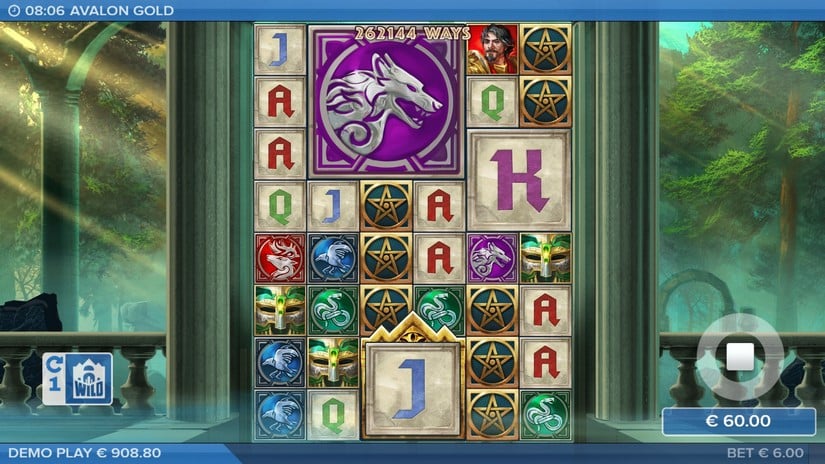 Avalon Gold slot screen 2