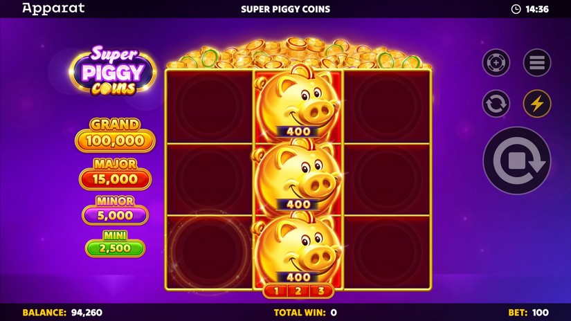 Super Piggy Coins slot screen 4