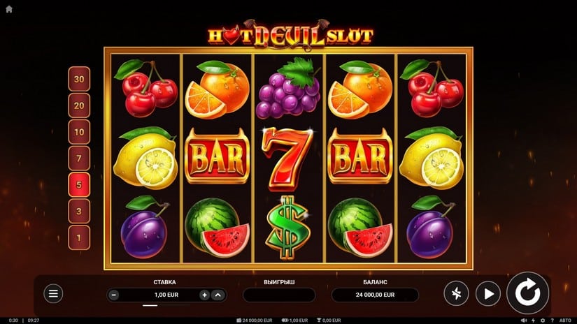Hot Devil Slot slot screen 1