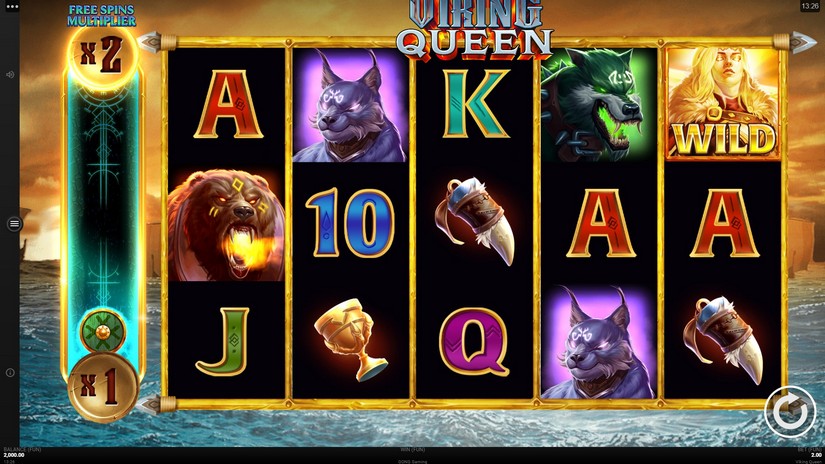 Viking Queen slot screen 1