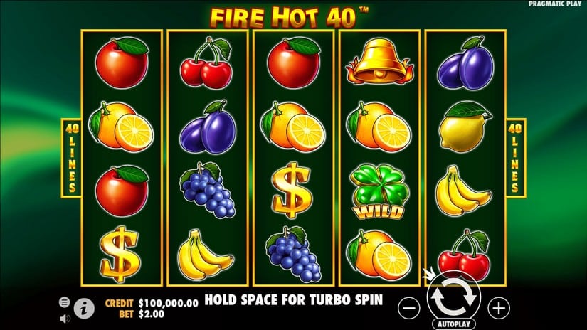 Fire Hot 40 slot screen 5