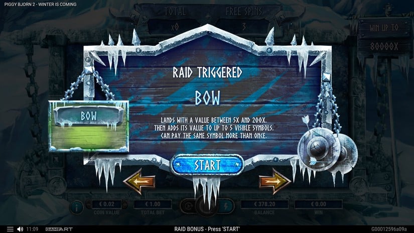 Piggy Bjorn 2 — Winter is Coming slot screen 5