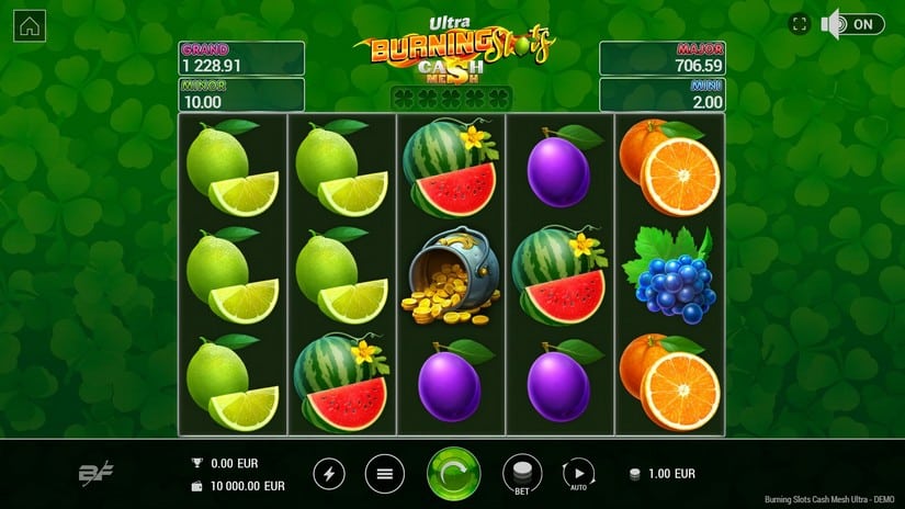 Burning Slots Cash Mesh Ultra slot screen 1