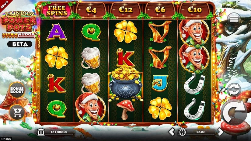 Rainbow Power Pots slot screen 1
