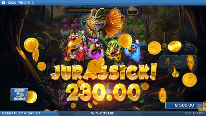 Pirots 2 slot screen 6