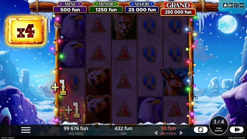 Winter Thunder slot screen 5