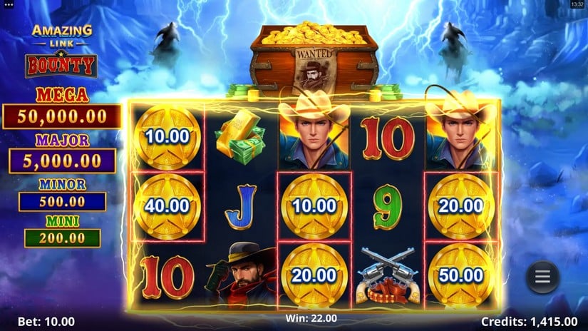Amazing Link Bounty slot screen 4