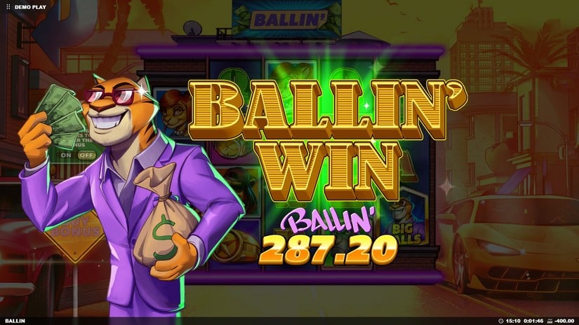 Ballin’ slot screen 8