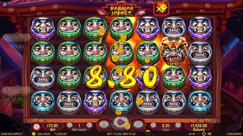 Daruma Impact slot screen 4