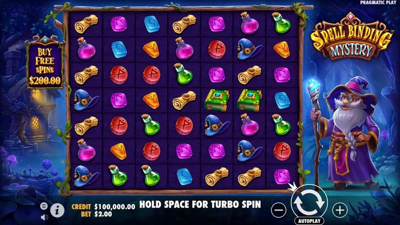 Spellbinding Mystery slot screen 1