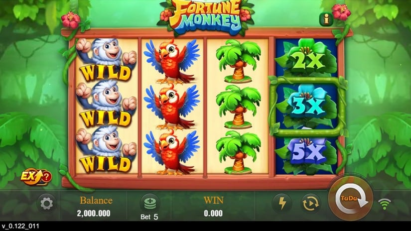 Forfune Monkey slot screen 1
