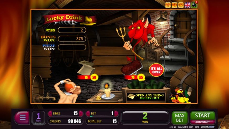 Lucky Drink slot screen 3