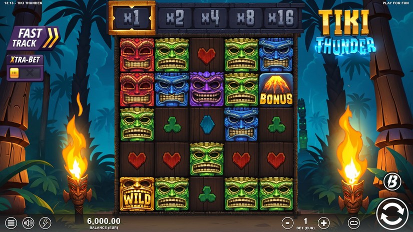 Tiki Thunder slot screen 1
