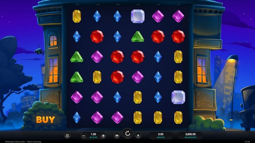 Midnight Marauder slot screen 1