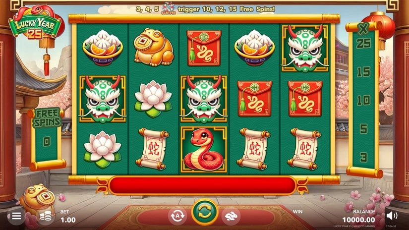Lucky Year 25 slot screen 1