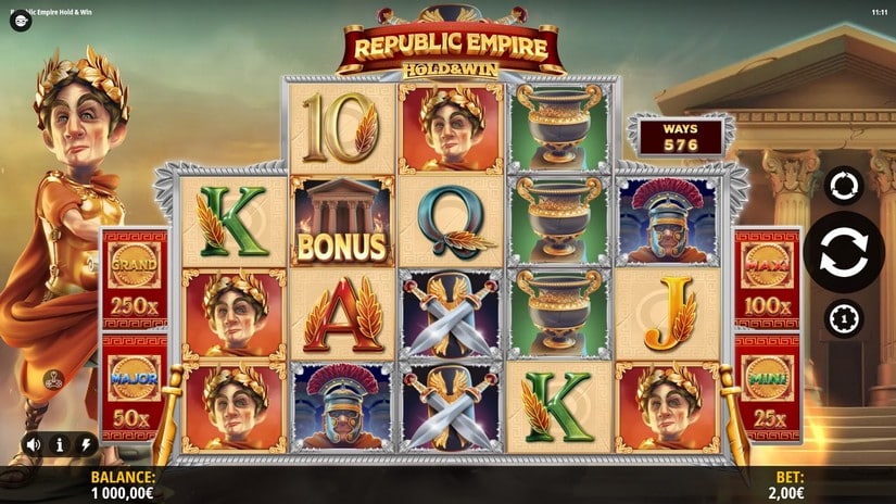 Republic Empire: Hold & Win slot screen 1