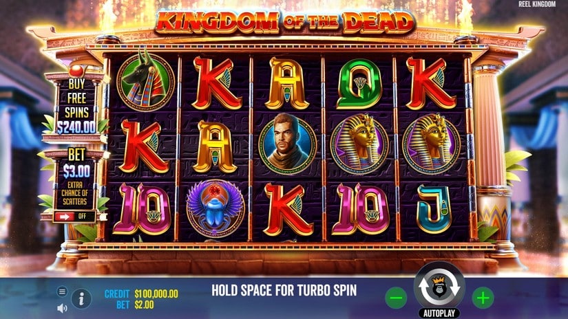 Kingdom of The Dead slot screen 1