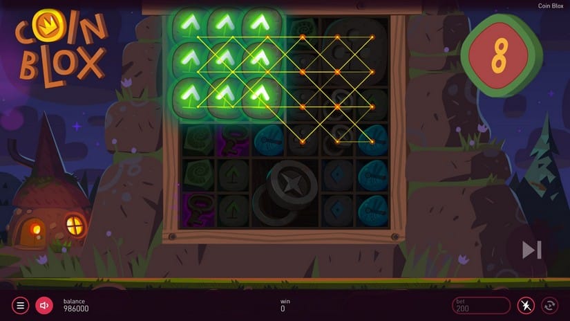 Coin Blox slot screen 4