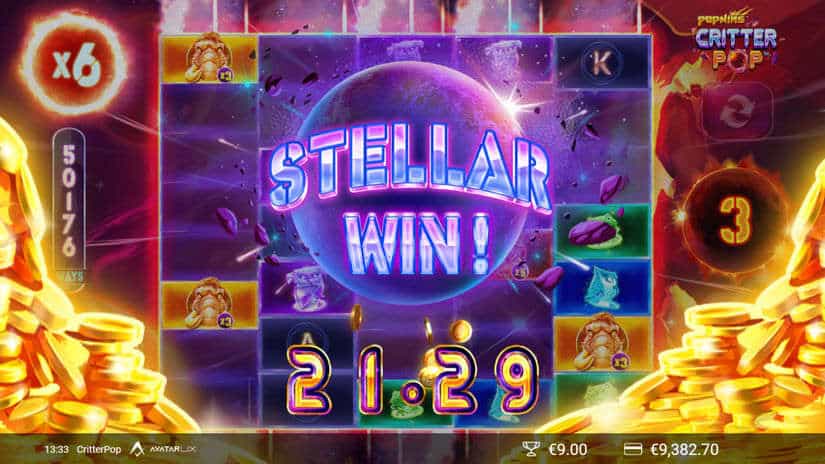 CritterPop slot screen 5