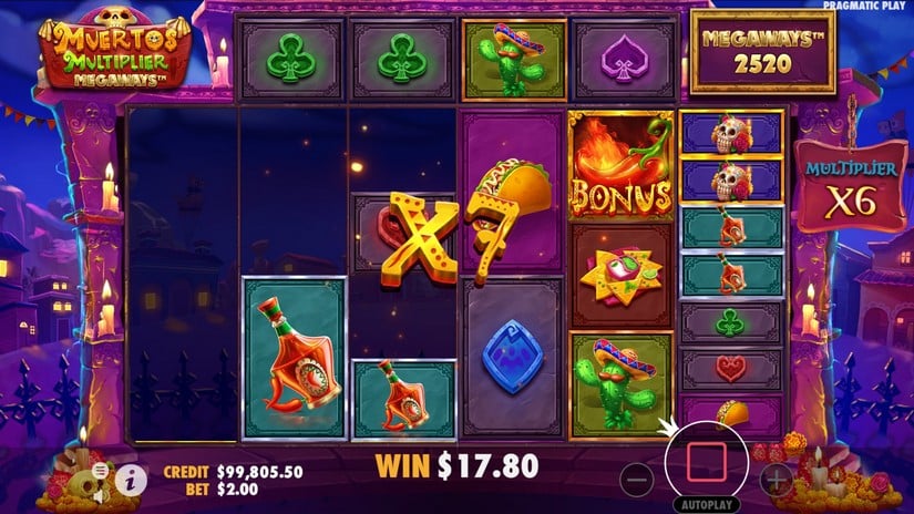 Muertos Multiplier Megaways slot screen 6