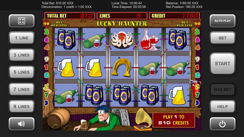 Lucky Haunter slot screen 1