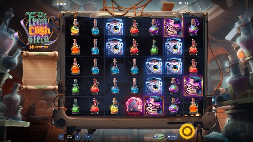 Dr. Francashstein slot screen 1