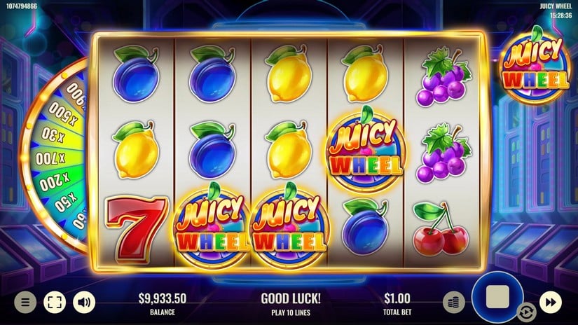 Juicy Wheel slot screen 4