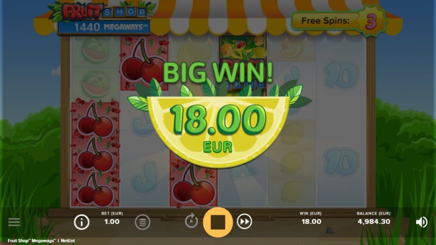 Fruit Shop MegaWays slot screen 4