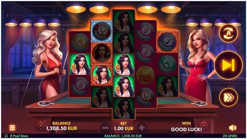 8 Pool Stars slot screen 4