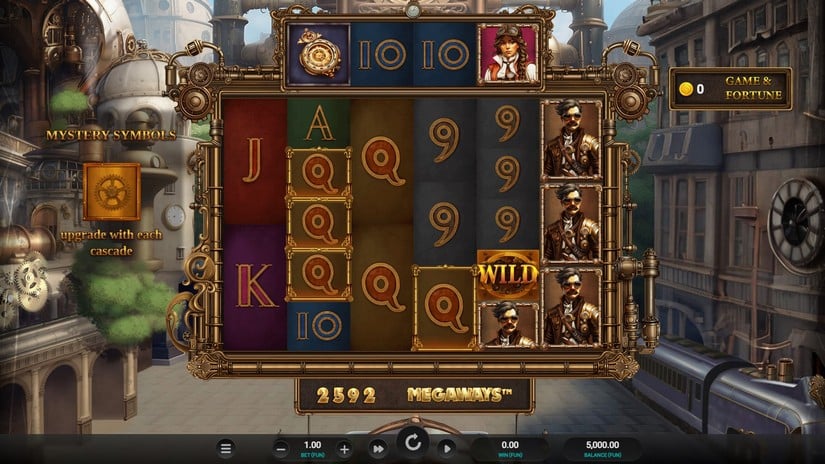 Gears of Eternia Megaways Dream Drop slot screen 1