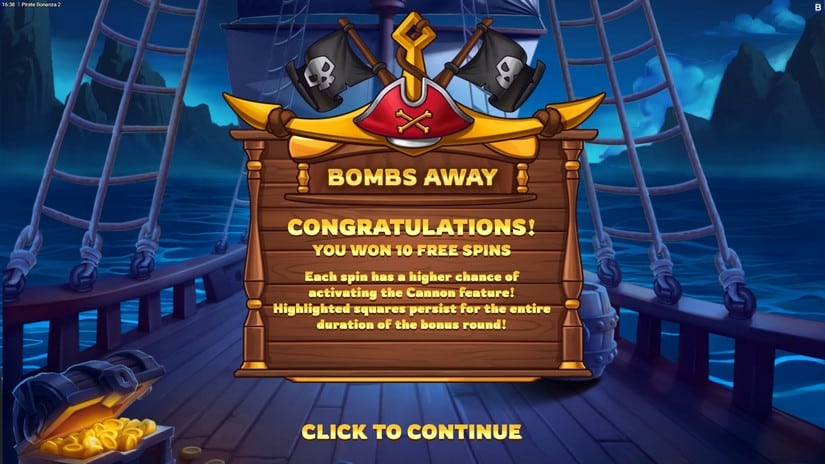 Pirate Bonanza 2 slot screen 3