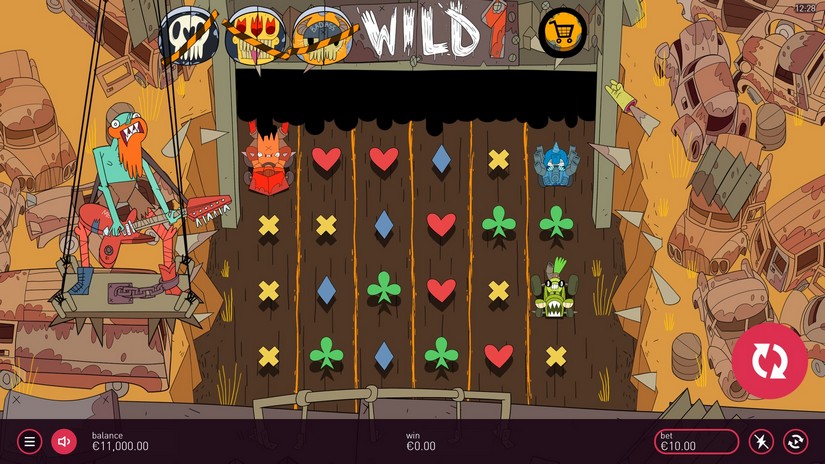 Wild 1 slot screen 1