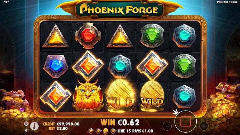 Phoenix Forge slot screen 2