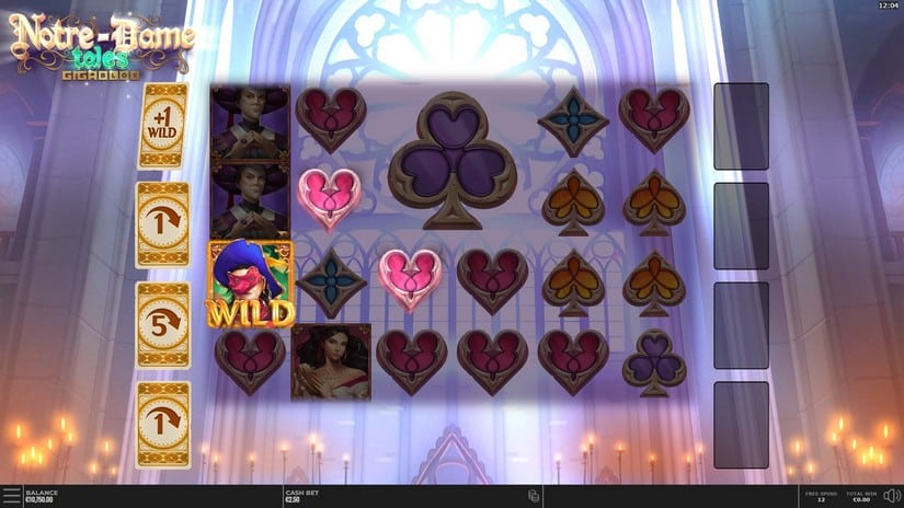 Notre-Dame Tales GigaBlox slot screen 5