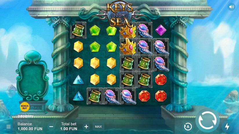 Keys to the Sea slot screen 1