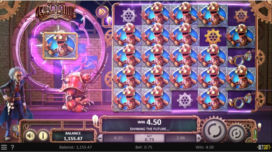 Miles Bellhouse and the Gears of Time slot screen 5