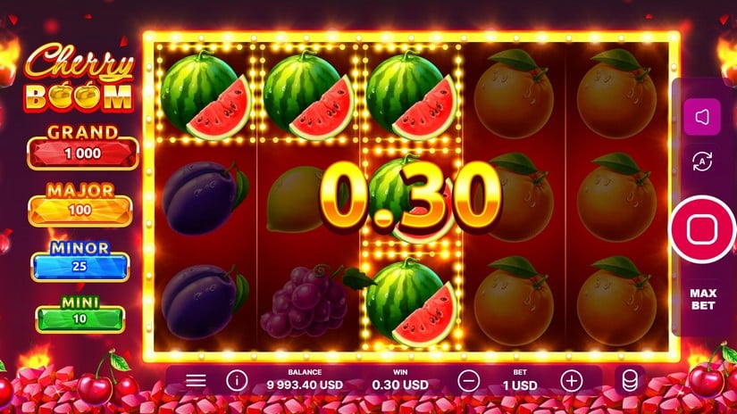 Cherry Boom slot screen 2