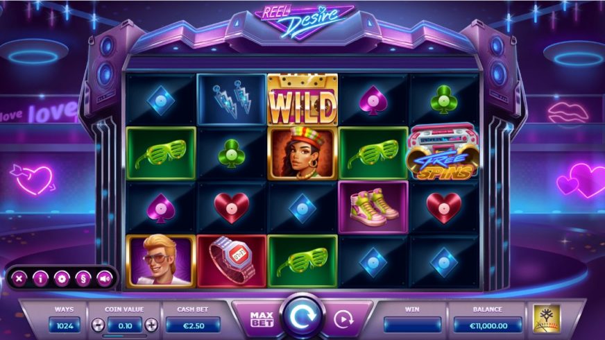 Reel Desire slot screen 1