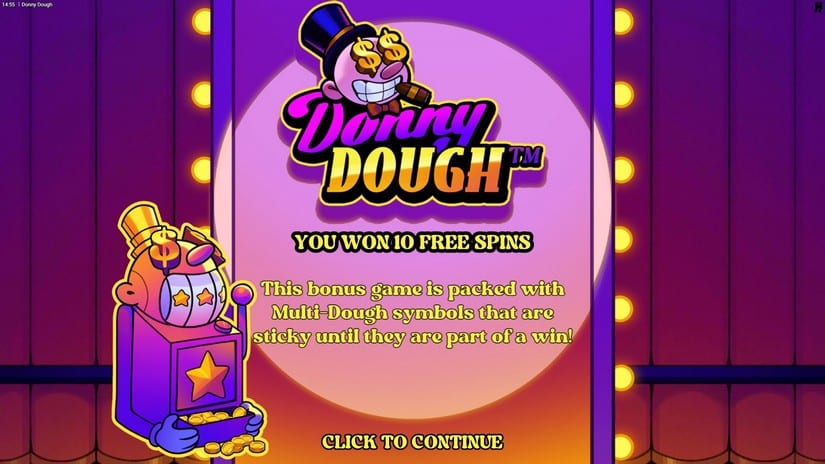 Donny Dough slot screen 3