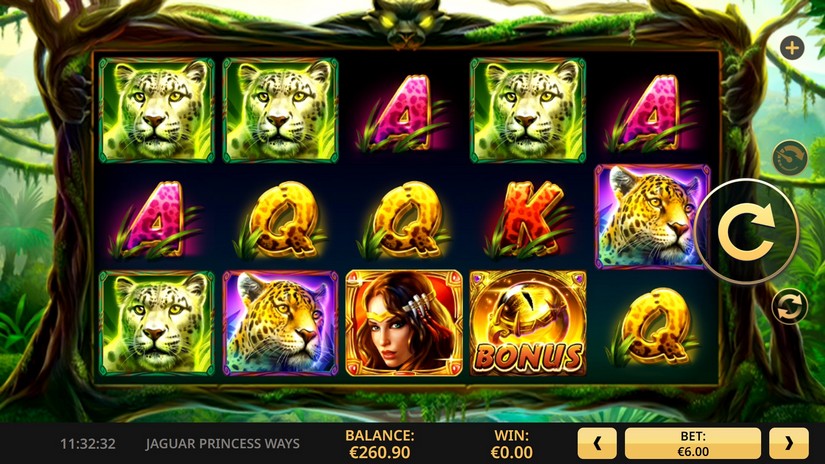 Jaguar Princess slot screen 1