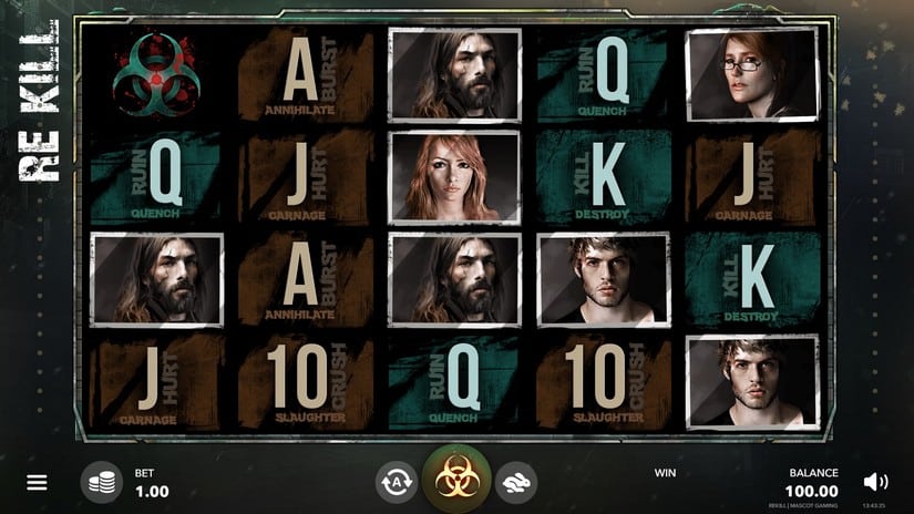 Re Kill slot screen 1