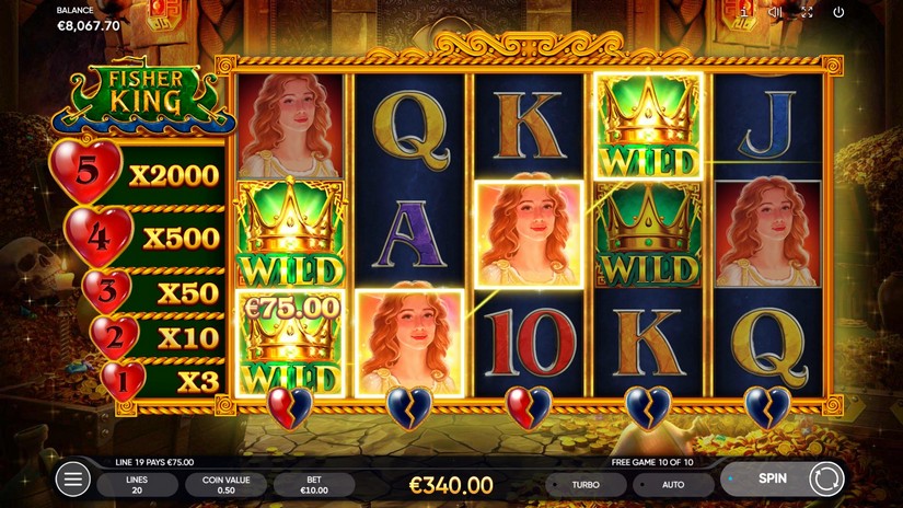 Fisher King slot screen 7