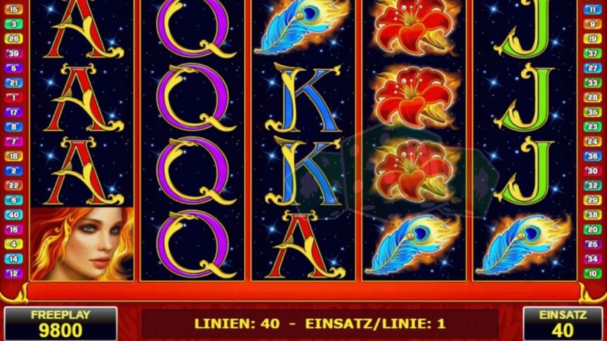 Arising Phoenix slot screen 1