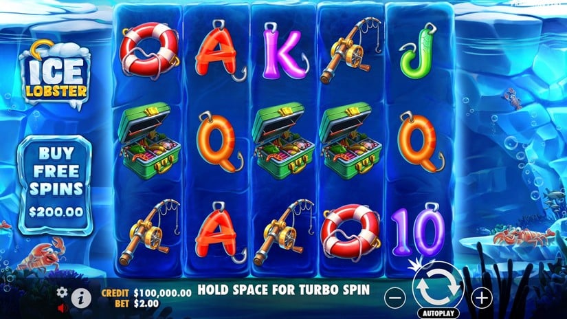 Ice Lobster slot screen 1