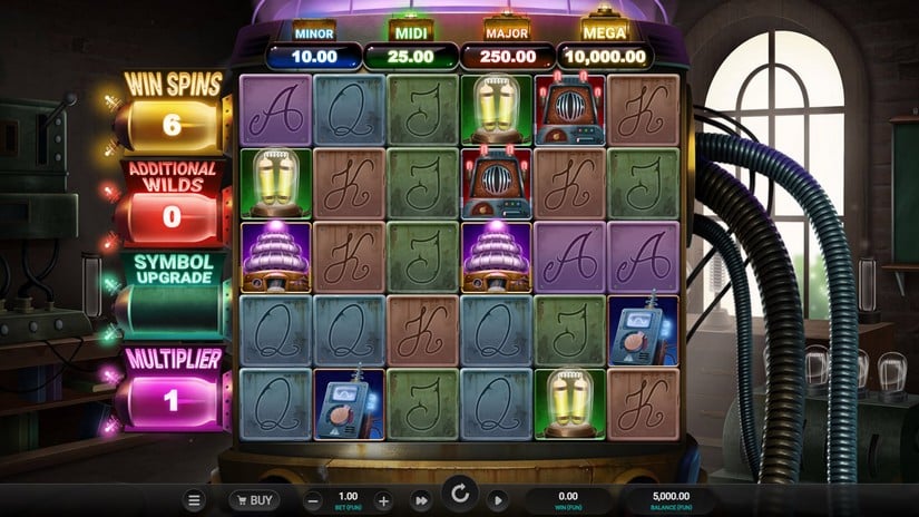 Tesla’s Invention slot screen 1