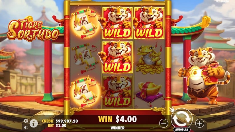 Tigre Sortudo slot screen 4