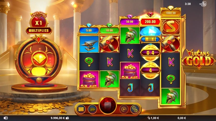 Vulcan’s Gold slot screen 2
