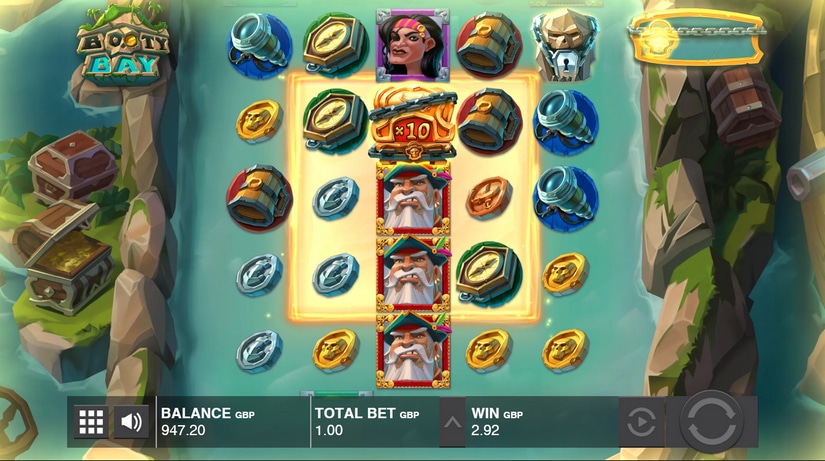 Booty Bay slot screen 1