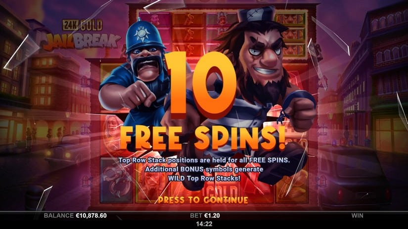 24K Gold JailBreak slot screen 3