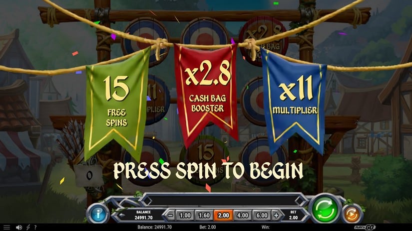 Sherwood Gold slot screen 6